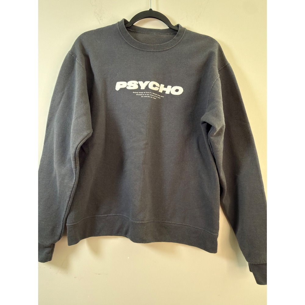 Core One Official Psycho Sweatshirt Black Graphic F/W 2021 Mens Medium